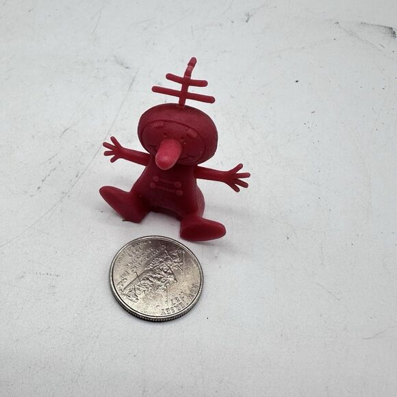 Vintage NABISCO SPOON Sitter CRUNCHY Cereal Toy Alien Rare Figurine 50s 60s - Picture 8 of 8